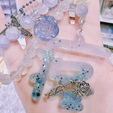 Heart Silicone Mold Pendant Charms Resin Mold Keychain