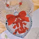 Heart Silicone Mold Pendant Charms Resin Mold Keychain