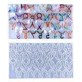 Antlers House Doorplate Mirror Silicone Mold for Home Decor
