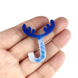 Antlers House Doorplate Mirror Silicone Mold for Home Decor