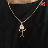 Letter Logo Keychain Alphabet Light Wall Monster Charms Key Chain