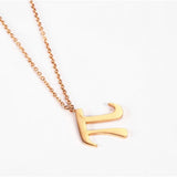 Letter Necklace Pendant Girl Jewelry Chain XINDXIOXL-S