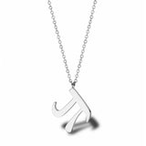 Letter Necklace Pendant Girl Jewelry Chain XINDXIOXL-S