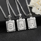 Letter Necklace Initial Pendant Alphabet Personalized Jewelry Gift