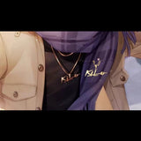 Letter Necklace for Women Love and Producer Necklaces Man Kilo Pendant Neck