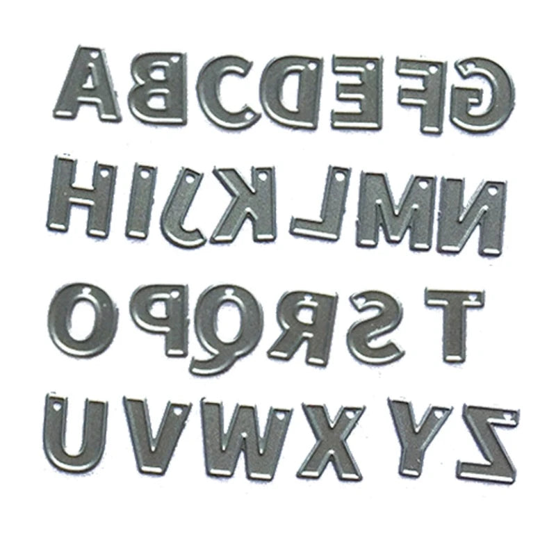 Letter Number Cutting Dies Metal Die Cuts Stencils Template DIY Scrapbook Album