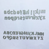 Letter Number Cutting Dies Metal Die Cuts Stencils Template DIY Scrapbook Album