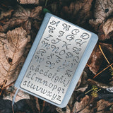 Letter Number Metal Stencils for Wood Burning Embossing Scrapbooking