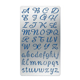 Letter Number Metal Stencils for Wood Burning Embossing Scrapbooking