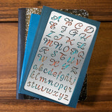 Letter Number Metal Stencils for Wood Burning Embossing Scrapbooking