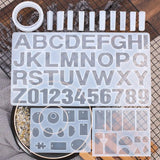 Letter Number Silicone Molds for Resin Casting DIY Jewelry Making