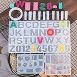 Letter Number Silicone Molds for Resin Casting DIY Jewelry Making