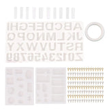 Letter Number Silicone Molds for Resin Casting DIY Jewelry Making