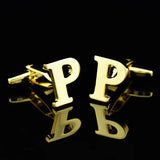 P Cufflinks Shirt Clip Cuff Studs Shirt French Buttons Jewelry
