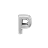 Letter P Hearts Charms 925 Sterling Silver DIY for Women