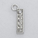 Letter Pendant 1,5 cm Necklace Charm Jewelry Personalized Alphabet Initial