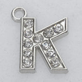 Letter Pendant 1.5 cm Necklace Charm Initial Alphabet Jewelry