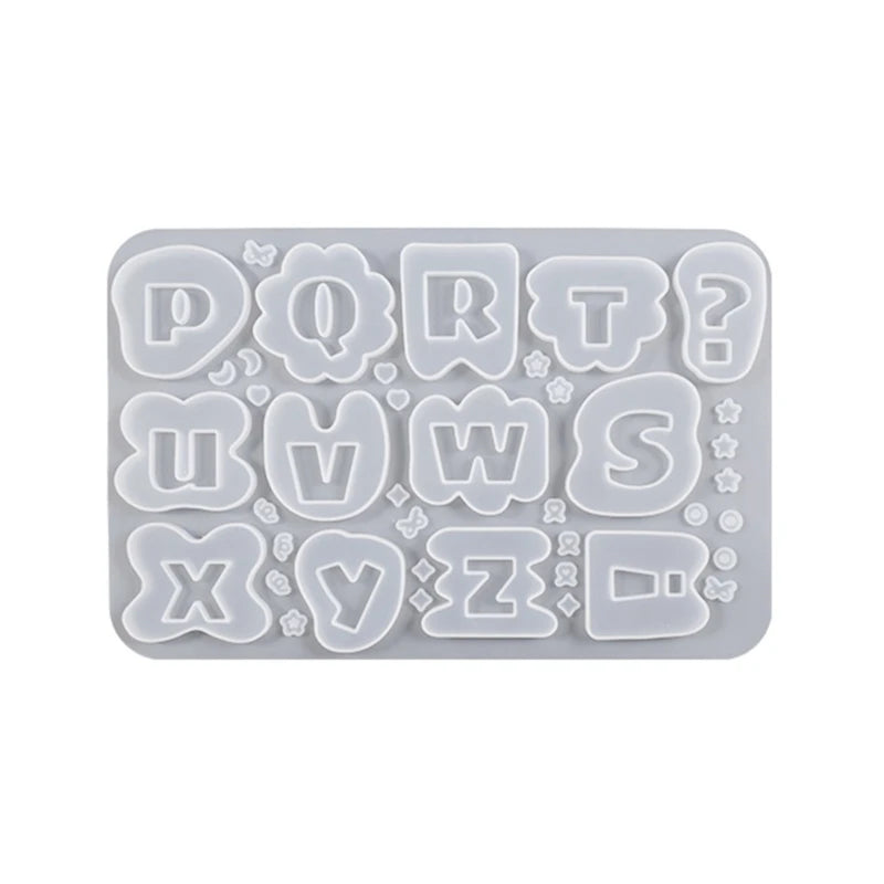 Letter Resin Shaker Molds for Epoxy Casting