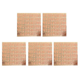 Letter Resin Stickers, Self Adhesive, Gold