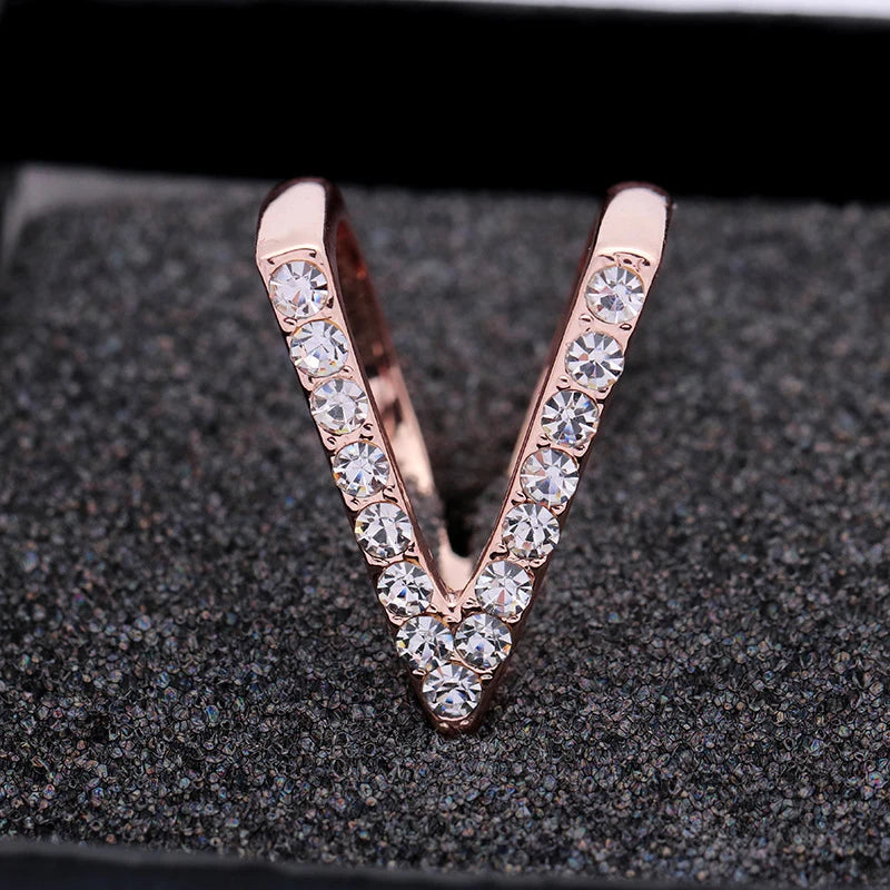 Crystal Brooch Pins Letter Shape Silk Scarf Buckle Holder