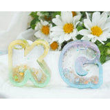 Letter Shape Clay Moulds Baking Soap Mold Clay Tools