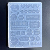 Letter Silicone Mold for Quicksand Resin Molds