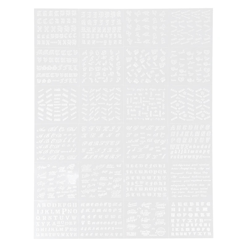 Letter Stickers Self Adhesive Alphabet Numbers Stickers