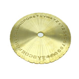Letter Type Dial Font Disc Inside Ring Engraving