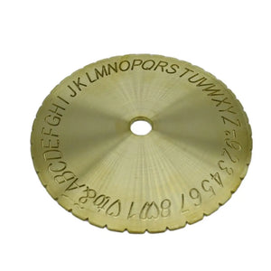 Letter Type Dial Font Disc Inside Ring Engraving