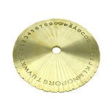 Letter Type Dial Font Disc Inside Ring Engraving