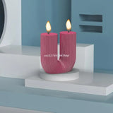 U Shape 3D Candle Soap Mould DIY Candle Twisted Epoxy Mold