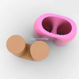 U Shape 3D Candle Soap Mould DIY Candle Twisted Epoxy Mold