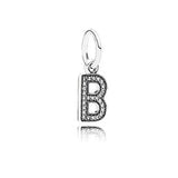 Stone Charm Fit Bracelet 925 Sterling Silver Pendant DIY Jewelry
