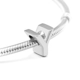 Y Alphabet Charms 925 Sterling Silver Metal Beads for Women DIY Jewelry