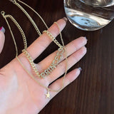 Cold Wind Sweater Necklace Female Niche Clavicle Chain