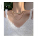 Cold Wind Sweater Necklace Female Niche Clavicle Chain