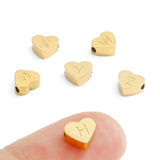 Heart Initial Bracelet Charms Pendant Plated Jewelry