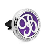 30mm Rhinestone Crystal Magnetic Aromatherapy Diffuser Vent Clip