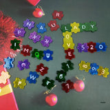 Letters Numbers Puzzle Epoxy Resin Mold Earring Pendants Silicone Mould