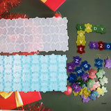 Letters Numbers Puzzle Epoxy Resin Mold Earring Pendants Silicone Mould