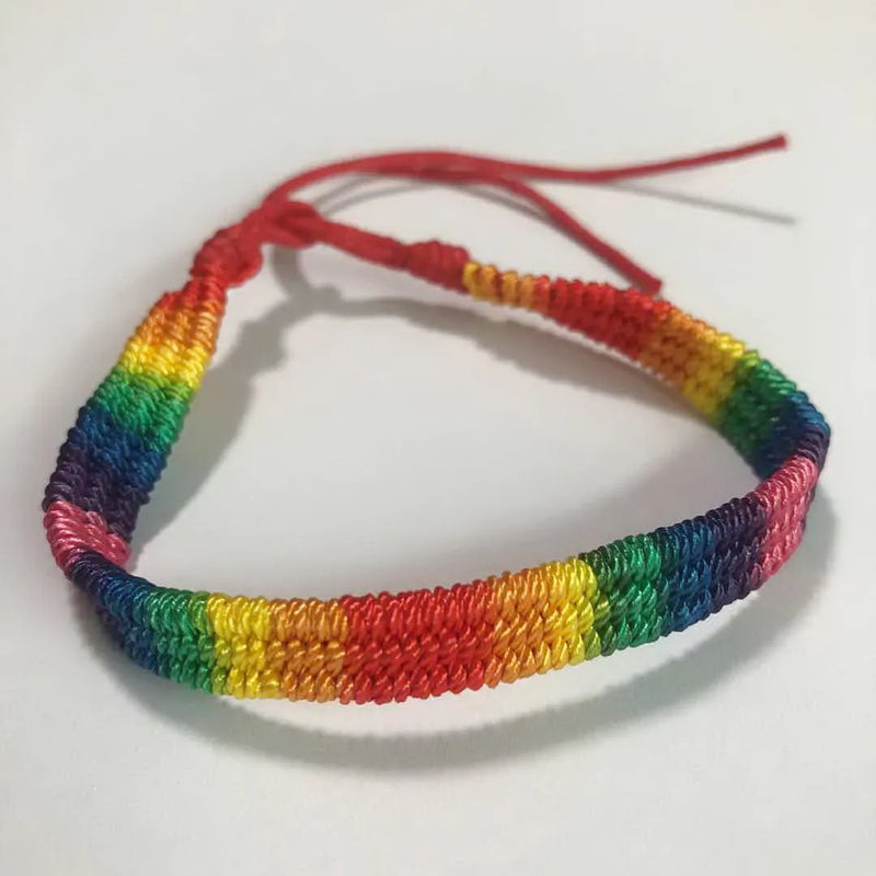 Lgbt Rainbow Pride Colorful Braided Bohemia Bracelets