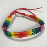 Lgbt Rainbow Pride Colorful Braided Bohemia Bracelets