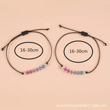 LGBT Pride Bracelet Rainbow Charms Unisex Jewelry