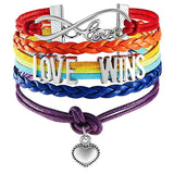LGBT Pride Bracelet Bisexual Pansexual Charms Accessories