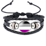 Lgbt Pride Bracelet Rainbow Charms Bisexual Pansexual Gay Lesbian Jewelry