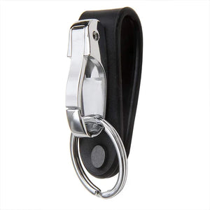 Liangery Leather Belt Loop Key Holder Buckle Single Ring Belt Key Chain Clips