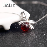 925 Silver CZ Zircon Bowknot DIY Pendants Women Crystal Charm Jewelry