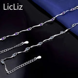 925 Silver CZ Charm Bracelet Bangle Cubic Zirconia Handcuff