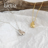 925 Silver Water Drop Pendant Necklace for Women LN0435