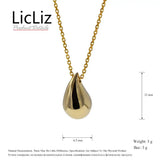 925 Silver Water Drop Pendant Necklace for Women LN0435